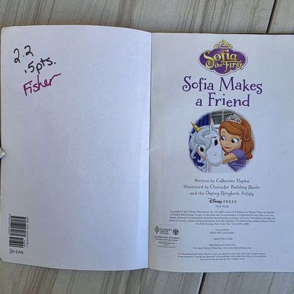 Sophia the First Floating Palace, The Royal Games & Sofia Makes a Friend-3 Books - Picture 11 of 16